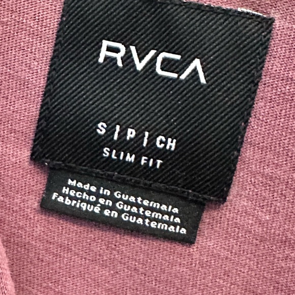 🔥RVCA boys long sleeve  t shirt hoodie slim fit - Picture 6 of 6